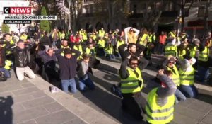 Un millier de Gilets jaunes manifestent dans le calme à Marseille