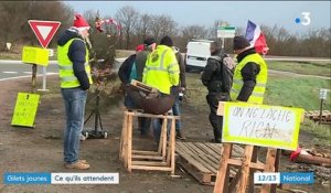 "Gilets jaunes" : ce qu'ils attendent d'Emmanuel Macron
