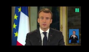 Macron a bien martelé son mea culpa tout au long de son allocution