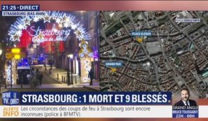 Strasbourg: un mort et neuf blessés, le tireur est en fuite