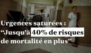 Urgences : "Etre hospitalisé dans un service saturé augmente le risque de mortalité de 40%"