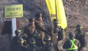 Corée : tournée d'inspection dans la zone démilitarisée