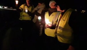 Hommage des gilets jaunes de la vallée de la Bruche aux victimes de l'attentat