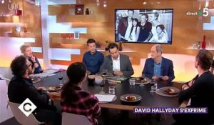 David Hallyday confie dans "C à vous" qu'il n'a pas réussi à écouter l'album posthume de Johnny en entier - Regardez