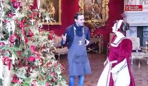 VIDEO.  Décors de fêtes  à Chenonceau