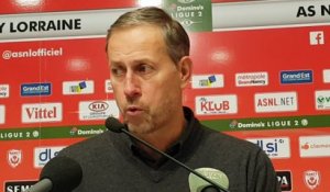 Alain Perrin après ASNL-Troyes (1-1) : "On ne se satisfait pas de ce point-là"