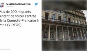 Paris. Des migrants tentent d’entrer à la Comédie française pour demander leurs régularisations