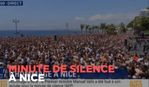 Nice : minute de silence en hommage aux victimes