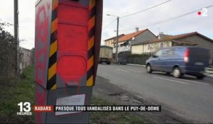 Gilets jaunes : La quasi totalité des radars sont hors service en France et pris pour cibles - Regardez