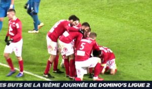 Les buts de la 18ème journée de Domino's Ligue 2