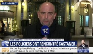 Mobilisation des policiers: Yves Lefebvre (Unité-SGP Police FO) affirme que Christophe Castaner "a une volonté de sortir de la crise"