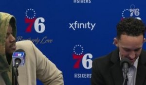 Jimmy Butler & Landry Shamet | Postgame vs Knicks (12.20.18)