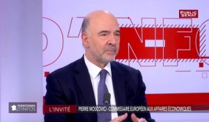 Déficit : « C’est limité et exceptionnelle et ça doit le rester » affirme Pierre Moscovici