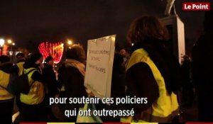 À Paris, les « gyros bleus » manifestent pour réclamer plus de moyens