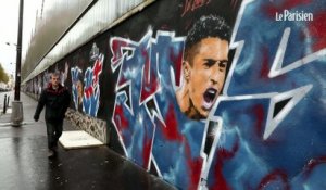 Graffiti : les joueurs du PSG s’affichent rue d’Aubervilliers