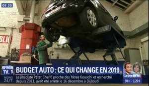 Budget auto: ce qui va changer en 2019