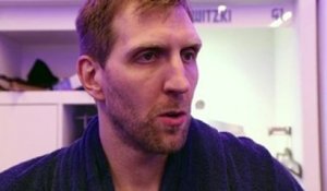 Dirk Nowitzki following his 900th career win