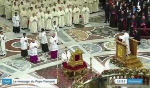 Noël : le message de paix du pape François