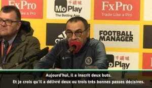 19e j. - Sarri : "Hazard peut jouer à n'importe quel poste"