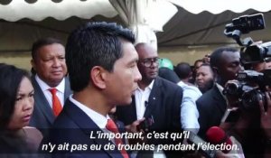 Les élections a Madagascar, un "exemple" selon Rajoelina