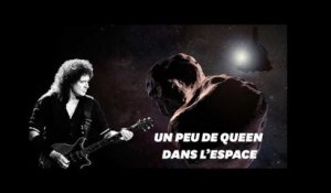 Le guitariste de Queen Brian May a écrit un hymne pour le survol de cet astéroïde