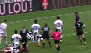 TOP 14 - Essai Pierre-Louis BARASSI (LOU) - Lyon - Agen - J13 - Saison 2018/2019