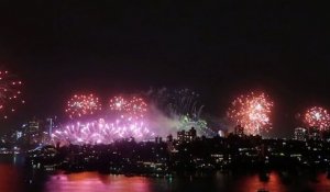 Feu d'artifice du nouvel an 2019 à Sydney en Australie !