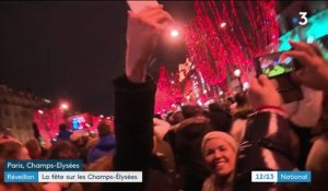 Réveillon : la fête sur les Champs-Élysées