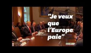 Donald Trump se "fiche de l'Europe" et réclame plus pour l'OTAN