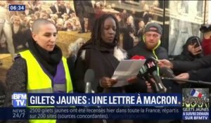 Des gilets jaunes écrivent une lettre ouverte à Macron