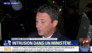"Ils ont attaqué la maison France" réagit Benjamin Griveaux après l'intrusion dans son ministère