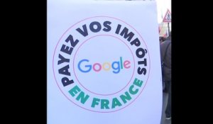 Le parti communiste se rend au siège de Google pour lui demander de payer ses impôts