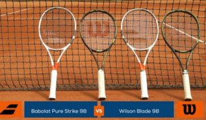 Tennis Test Matériel - On a testé pour vous la Wilson Blade 98 et la Babolat Pure Strike 98