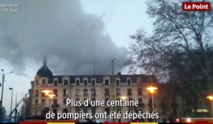 Toulouse :  l'incendie d'un immeuble fait près d'une vingtaine de blessés