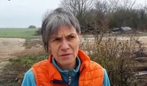 Anne-Marie Marquetto, habitante et commerçante d'Ochey réagit après le crash du Mirage 2000D de la base aérienne 133 dans le Jura