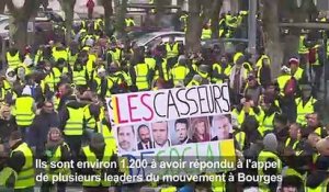 "Gilets jaunes": mobilisation nationale à Bourges