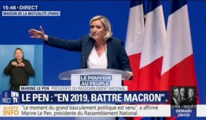 Marine Le Pen: "C'est en Europe que se décide qui sera votre voisin de palier"