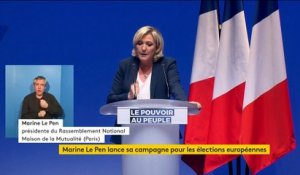 "Gilets jaunes" : "On ne lutte pas contre la désespérance sociale à coups de matraque", affirme Marine Le Pen