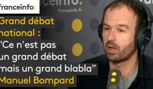 Grand débat national : "Ce n'est pas un grand débat mais un grand blabla", estime Manuel Bompard, directeur de la campagne des élections européennes à La France insoumise