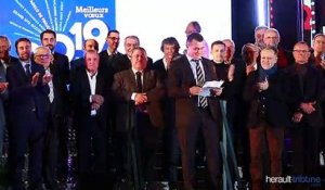 Jérôme Cavailles : Cérémonie des voeux en images de la Communauté d'Agglomération Hérault Méditerranée du 11 janvier 2019