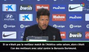 19e j. - Simeone : "L'une de nos meilleures performances de la saison"