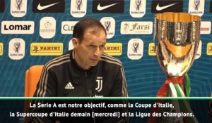 Juventus - Allegri : "Gagner le plus de trophées possibles cette saison"