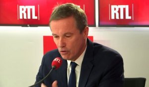 Nicolas Dupont-Aignan se "demande parfois si Emmanuel Macron n'est pas schizophrène"