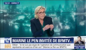 Traité d'Aix-la-Chapelle: Marine Le Pen assure qu'Emmanuel Macron "va détruire ce que le général De Gaulle avait fait"