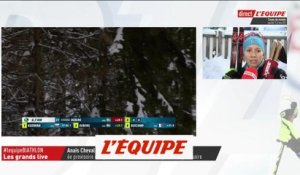 Chevalier «Moins bien sur les skis» - Biathlon - CM (F)