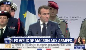 Vœux de Macron aux armées: "Je suis venu vous témoigner de la reconnaissance de la nation"