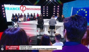 Le Grand Oral de Manon Aubry, tête de liste La France insoumise aux Européennes – 18/01