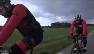 2 cyclistes fauchés par une voiture s'en sortent miraculeusement sans blessure