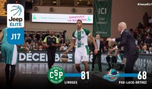 Jeep® ÉLITE : Limoges vs Pau-Lacq-Orthez (J17)