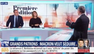 Grands patrons : Macron veut séduire